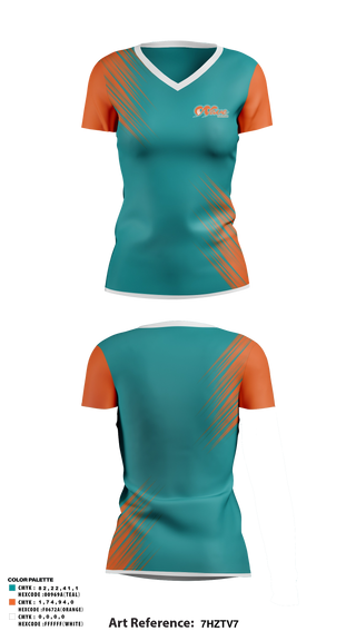 Womens Short Sleeve Vneck Shirt, Wave Fastpitch, Softball, Teamtime, Team time, sublimation, custom sports apparel, team uniforms, spirit wear, spiritwear, sports uniforms, custom shirts, team store, custom team store, fundraiser sports, apparel fundraiser