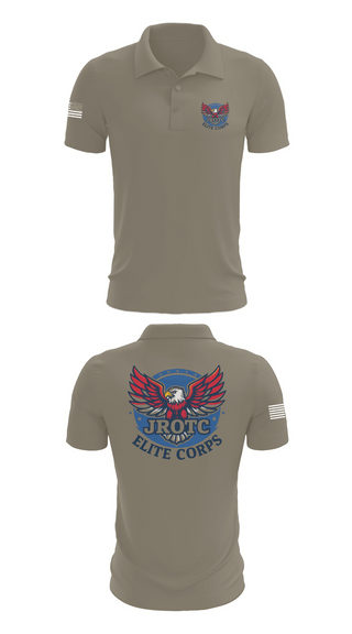 Short Sleeve Performance Polo, Elite Corps, Army, Teamtime, Team time, sublimation, custom sports apparel, team uniforms, spirit wear, spiritwear, sports uniforms, custom shirts, team store, custom team store, fundraiser sports, apparel fundraiser