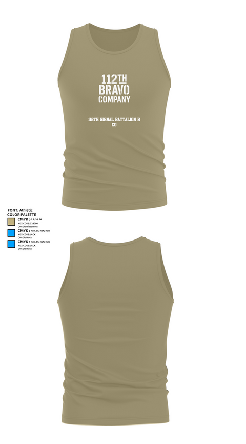 Tank Top, 112th Signal Battalion B CO, , Teamtime, Team time, sublimation, custom sports apparel, team uniforms, spirit wear, spiritwear, sports uniforms, custom shirts, team store, custom team store, fundraiser sports, apparel fundraiser