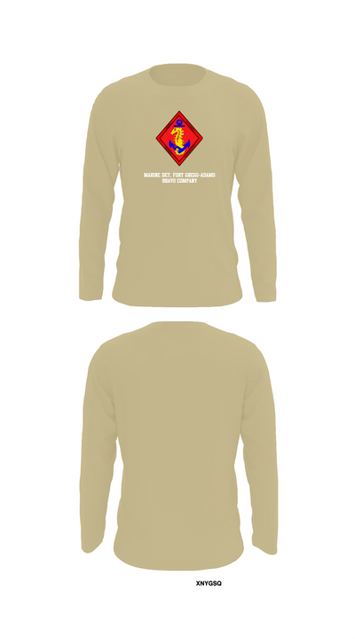 Marine Det. Fort Gregg-Adams Bravo Company 18643837 Long Sleeve Performance Shirt 92