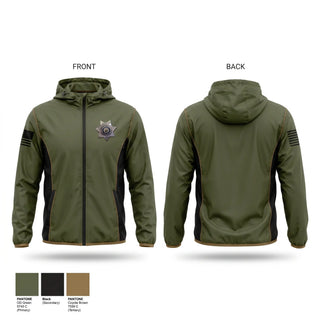 Windbreaker, Knox County Sheriff ME, Police, Teamtime, Team time, sublimation, custom sports apparel, team uniforms, spirit wear, spiritwear, sports uniforms, custom shirts, team store, custom team store, fundraiser sports, apparel fundraiser