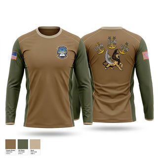 Long Sleeve Performance Shirt, CNATTU North Island CPOA, Navy, Teamtime, Team time, sublimation, custom sports apparel, team uniforms, spirit wear, spiritwear, sports uniforms, custom shirts, team store, custom team store, fundraiser sports, apparel fundraiser