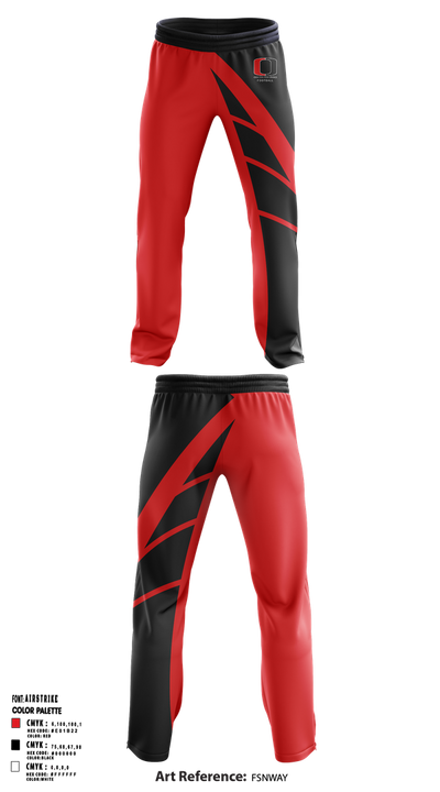Odessa R-VII Bulldogs Football 55587363 Sweatpants - 1