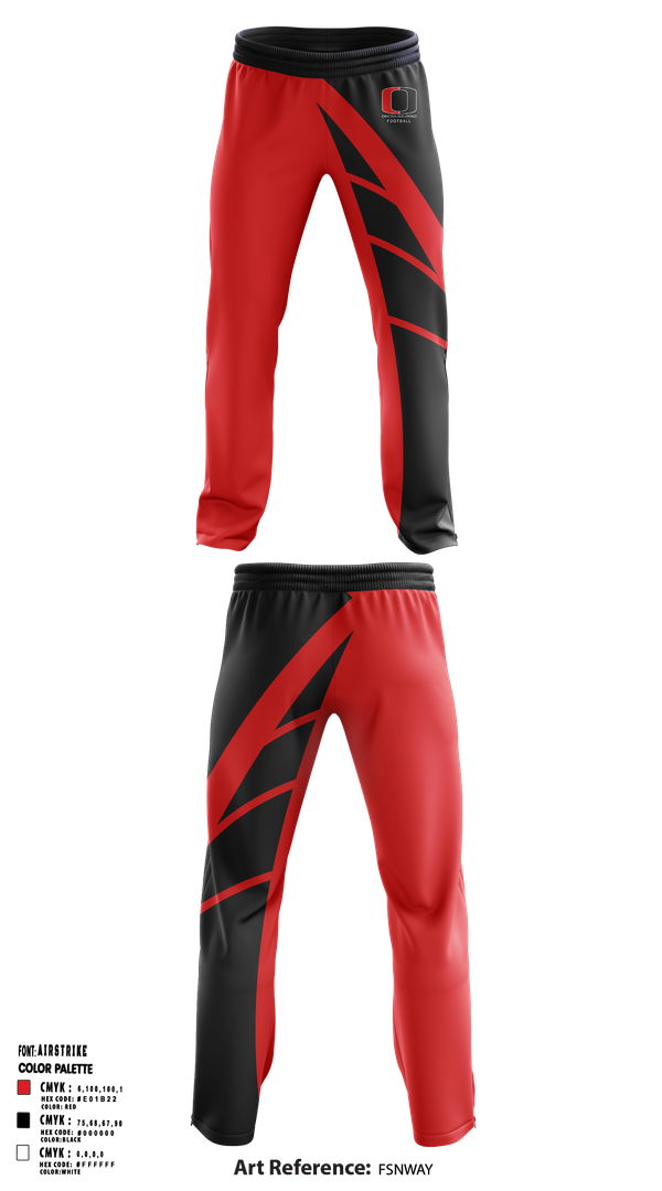 Sweatpants, Odessa R-VII Bulldogs Football, , Teamtime, Team time, sublimation, custom sports apparel, team uniforms, spirit wear, spiritwear, sports uniforms, custom shirts, team store, custom team store, fundraiser sports, apparel fundraiser