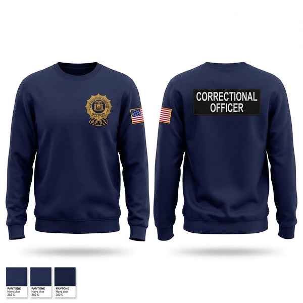 Crew Neck Sweatshirt, NYSDOCCS, Police, Teamtime, Team time, sublimation, custom sports apparel, team uniforms, spirit wear, spiritwear, sports uniforms, custom shirts, team store, custom team store, fundraiser sports, apparel fundraiser