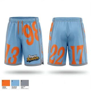 Athletic Shorts With Pockets, Satsuma Bayou Brawlers, Softball, Teamtime, Team time, sublimation, custom sports apparel, team uniforms, spirit wear, spiritwear, sports uniforms, custom shirts, team store, custom team store, fundraiser sports, apparel fundraiser