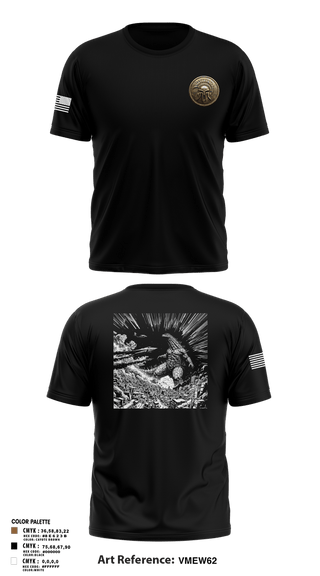 Old School Cotton Feel Shirt, Vfa-147, Navy, Teamtime, Team time, sublimation, custom sports apparel, team uniforms, spirit wear, spiritwear, sports uniforms, custom shirts, team store, custom team store, fundraiser sports, apparel fundraiser