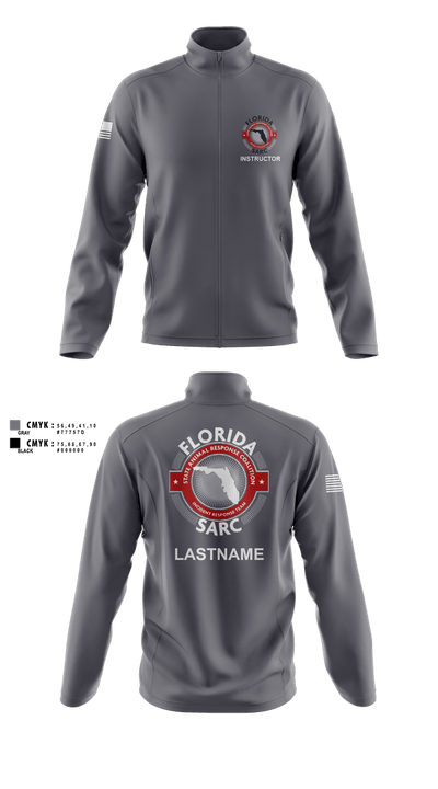 Florida State Animal Response Coalition 45441276 Fleece Jacket - 5