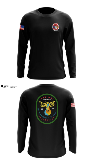Long Sleeve Performance Shirt, Haz Mat 2 Environmental Fire Rescue Company, Fire Department, Teamtime, Team time, sublimation, custom sports apparel, team uniforms, spirit wear, spiritwear, sports uniforms, custom shirts, team store, custom team store, fundraiser sports, apparel fundraiser