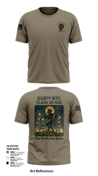 208th RTI MED TRNG CO Class 25-002 54968999 Short Sleeve Performance Shirt - 101