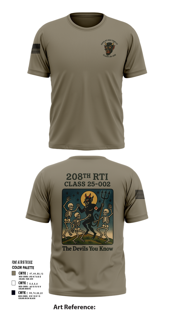 Short Sleeve Performance Shirt, 208th RTI MED TRNG CO Class 25-002, , Teamtime, Team time, sublimation, custom sports apparel, team uniforms, spirit wear, spiritwear, sports uniforms, custom shirts, team store, custom team store, fundraiser sports, apparel fundraiser