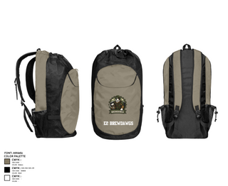 Gear Bag, E2 Brewdawgs, Army, Teamtime, Team time, sublimation, custom sports apparel, team uniforms, spirit wear, spiritwear, sports uniforms, custom shirts, team store, custom team store, fundraiser sports, apparel fundraiser