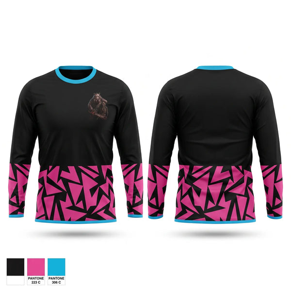 Long Sleeve Performance Shirt, Scary hippos, Baseball, Teamtime, Team time, sublimation, custom sports apparel, team uniforms, spirit wear, spiritwear, sports uniforms, custom shirts, team store, custom team store, fundraiser sports, apparel fundraiser