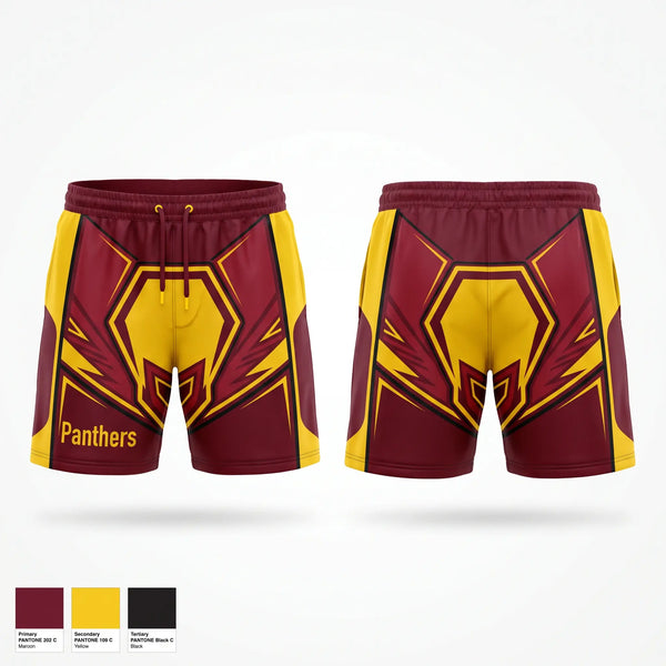 Athletic Shorts With Pockets, Panthers, Women's Basketball, Teamtime, Team time, sublimation, custom sports apparel, team uniforms, spirit wear, spiritwear, sports uniforms, custom shirts, team store, custom team store, fundraiser sports, apparel fundraiser