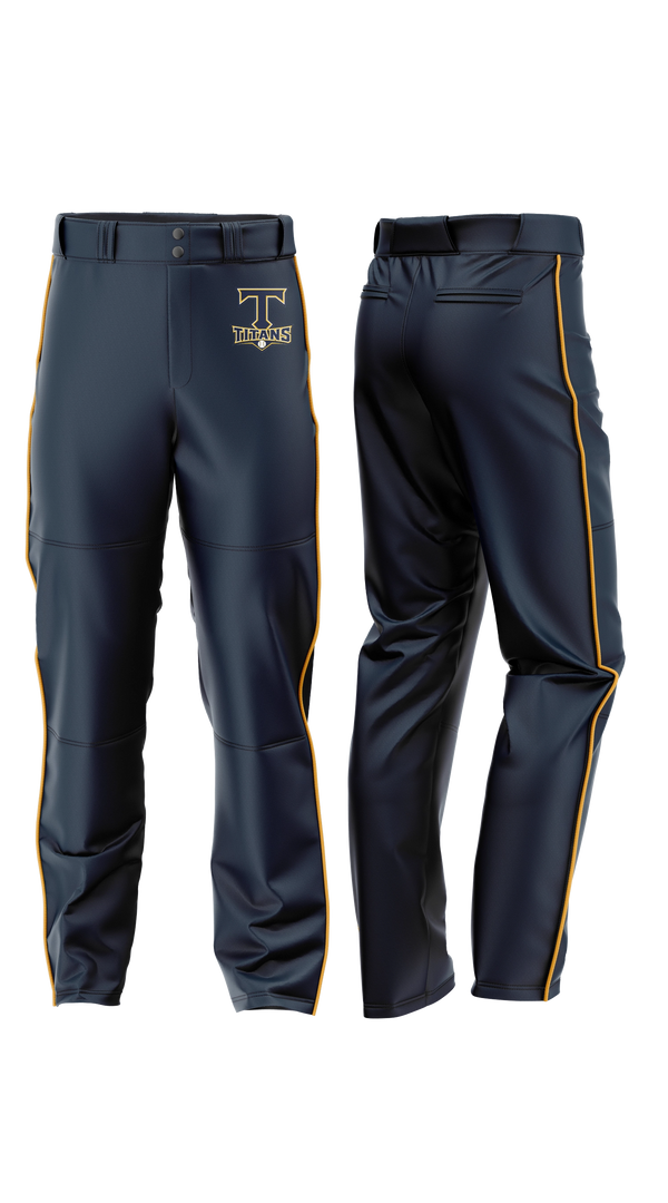Baseball Pants, Titans, Baseball, Teamtime, Team time, sublimation, custom sports apparel, team uniforms, spirit wear, spiritwear, sports uniforms, custom shirts, team store, custom team store, fundraiser sports, apparel fundraiser