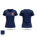 Woodford Fire Department Women's Short Sleeve V-neck Shirt - 1