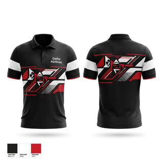 Short Sleeve Performance Polo, Delta Airlines, , Teamtime, Team time, sublimation, custom sports apparel, team uniforms, spirit wear, spiritwear, sports uniforms, custom shirts, team store, custom team store, fundraiser sports, apparel fundraiser