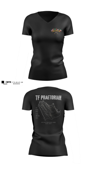 Womens Short Sleeve Vneck Shirt, 192nd MP BN, Army, Teamtime, Team time, sublimation, custom sports apparel, team uniforms, spirit wear, spiritwear, sports uniforms, custom shirts, team store, custom team store, fundraiser sports, apparel fundraiser