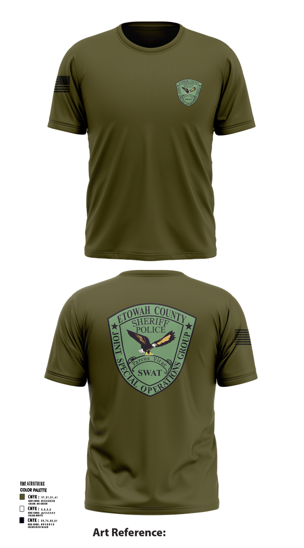 Short Sleeve Performance Shirt, Etowah County JSOG, , Teamtime, Team time, sublimation, custom sports apparel, team uniforms, spirit wear, spiritwear, sports uniforms, custom shirts, team store, custom team store, fundraiser sports, apparel fundraiser