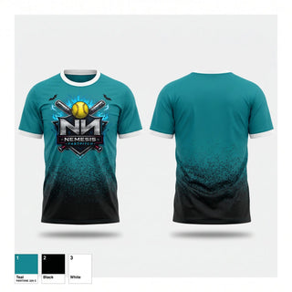 Short Sleeve Performance Shirt, Nemesis Fastpitch, Softball, Teamtime, Team time, sublimation, custom sports apparel, team uniforms, spirit wear, spiritwear, sports uniforms, custom shirts, team store, custom team store, fundraiser sports, apparel fundraiser