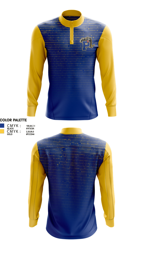 Quarter Zip Jacket, Palatka Wrestling, Wrestling, Teamtime, Team time, sublimation, custom sports apparel, team uniforms, spirit wear, spiritwear, sports uniforms, custom shirts, team store, custom team store, fundraiser sports, apparel fundraiser