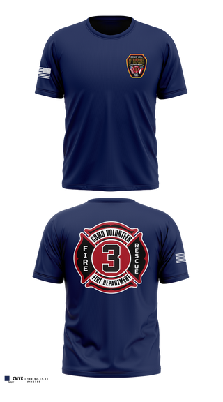 Short Sleeve Performance Shirt, Como Volunteer Fire Department, Fire Department, Teamtime, Team time, sublimation, custom sports apparel, team uniforms, spirit wear, spiritwear, sports uniforms, custom shirts, team store, custom team store, fundraiser sports, apparel fundraiser