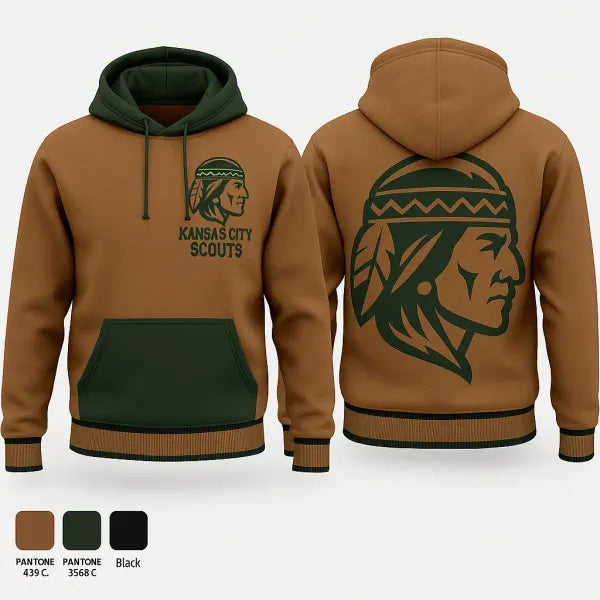 Hoodie, Kansas City Scouts, Baseball, Teamtime, Team time, sublimation, custom sports apparel, team uniforms, spirit wear, spiritwear, sports uniforms, custom shirts, team store, custom team store, fundraiser sports, apparel fundraiser