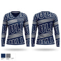 Central coast Bulls Women's Long Sleeve V-neck Shirt - 1