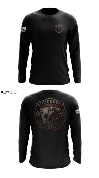 Long Sleeve Performance Shirt, Cicero Fire Department, Fire Department, Teamtime, Team time, sublimation, custom sports apparel, team uniforms, spirit wear, spiritwear, sports uniforms, custom shirts, team store, custom team store, fundraiser sports, apparel fundraiser