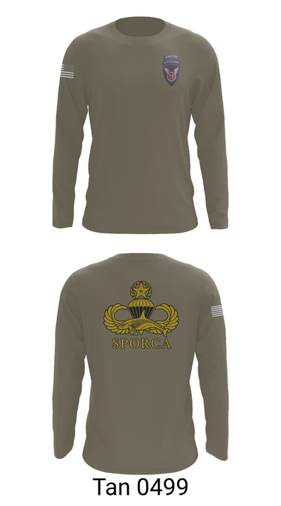 HHC, 725th BSB, 2/11 ABN 60450705 Long Sleeve Performance Shirt 66
