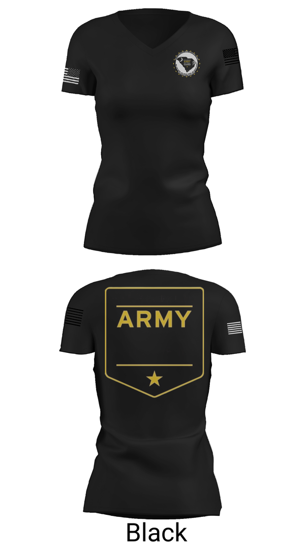 Womens Short Sleeve Vneck Shirt, Scarng, National Guard, Teamtime, Team time, sublimation, custom sports apparel, team uniforms, spirit wear, spiritwear, sports uniforms, custom shirts, team store, custom team store, fundraiser sports, apparel fundraiser