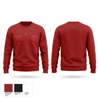 Crew Neck Sweatshirt, Wright Brothers Pilots, Women's Volleyball, Teamtime, Team time, sublimation, custom sports apparel, team uniforms, spirit wear, spiritwear, sports uniforms, custom shirts, team store, custom team store, fundraiser sports, apparel fundraiser