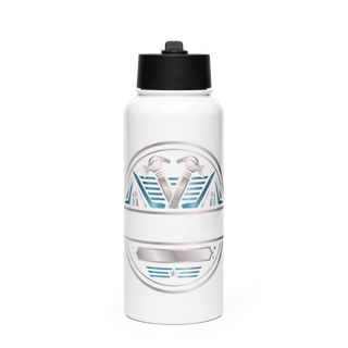 JP construction of Maine 33793168 Stainless Steel Water Bottle with a Straw Lid
