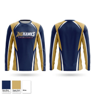 Long Sleeve Performance Shirt, JagHawks, Men's Basketball, Teamtime, Team time, sublimation, custom sports apparel, team uniforms, spirit wear, spiritwear, sports uniforms, custom shirts, team store, custom team store, fundraiser sports, apparel fundraiser