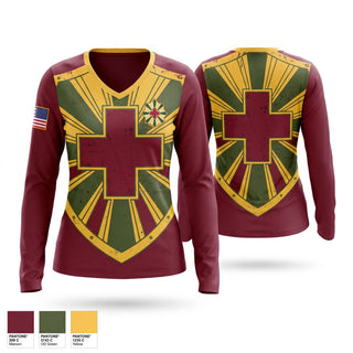 Old School Cotton Feel Shirt, 528th Hospital Center, Army, Teamtime, Team time, sublimation, custom sports apparel, team uniforms, spirit wear, spiritwear, sports uniforms, custom shirts, team store, custom team store, fundraiser sports, apparel fundraiser