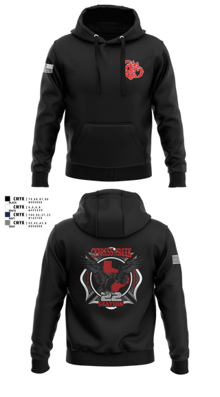 Hoodie, Cy creek fire 22, , Teamtime, Team time, sublimation, custom sports apparel, team uniforms, spirit wear, spiritwear, sports uniforms, custom shirts, team store, custom team store, fundraiser sports, apparel fundraiser