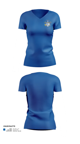 Womens Short Sleeve Vneck Shirt, Hull Pirates, Spirit Store, Teamtime, Team time, sublimation, custom sports apparel, team uniforms, spirit wear, spiritwear, sports uniforms, custom shirts, team store, custom team store, fundraiser sports, apparel fundraiser