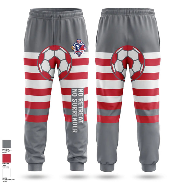 Sweatpants, Patriots United FC, Men's Soccer, Teamtime, Team time, sublimation, custom sports apparel, team uniforms, spirit wear, spiritwear, sports uniforms, custom shirts, team store, custom team store, fundraiser sports, apparel fundraiser