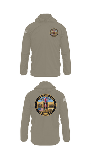 Windbreaker, 387th Medical Logistics Company, Army, Teamtime, Team time, sublimation, custom sports apparel, team uniforms, spirit wear, spiritwear, sports uniforms, custom shirts, team store, custom team store, fundraiser sports, apparel fundraiser
