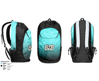 Gear Bag, Built2Ball, Women's Basketball, Teamtime, Team time, sublimation, custom sports apparel, team uniforms, spirit wear, spiritwear, sports uniforms, custom shirts, team store, custom team store, fundraiser sports, apparel fundraiser
