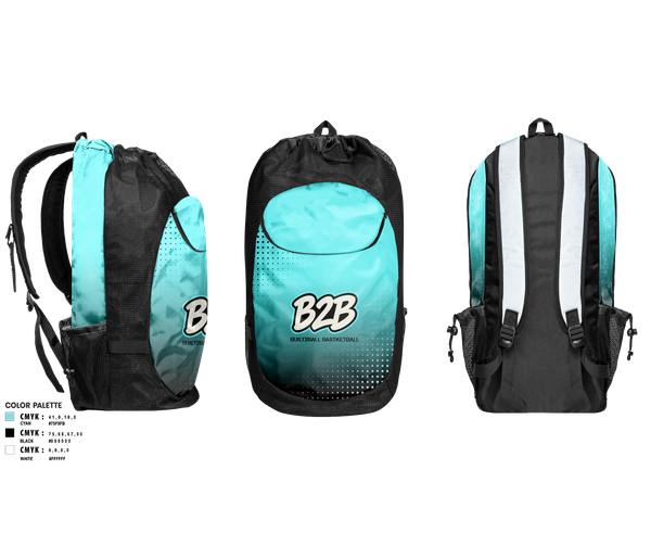 Gear Bag, Built2Ball, Women's Basketball, Teamtime, Team time, sublimation, custom sports apparel, team uniforms, spirit wear, spiritwear, sports uniforms, custom shirts, team store, custom team store, fundraiser sports, apparel fundraiser