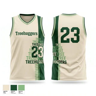 Mens Basketball Jersey, Treehuggers, Men's Basketball, Teamtime, Team time, sublimation, custom sports apparel, team uniforms, spirit wear, spiritwear, sports uniforms, custom shirts, team store, custom team store, fundraiser sports, apparel fundraiser