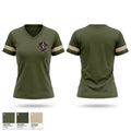 Clarksville pirates Women's Short Sleeve V-neck Shirt - 1