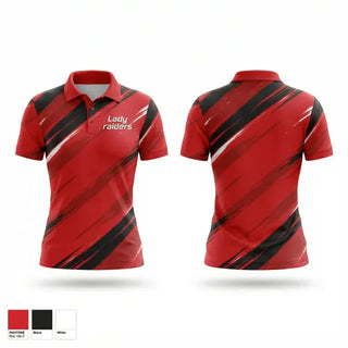 Short Sleeve Performance Polo, Lady raiders, Softball, Teamtime, Team time, sublimation, custom sports apparel, team uniforms, spirit wear, spiritwear, sports uniforms, custom shirts, team store, custom team store, fundraiser sports, apparel fundraiser