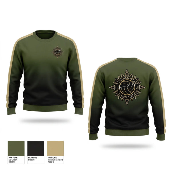 Crew Neck Sweatshirt, LAWAKUA, Women's Volleyball, Teamtime, Team time, sublimation, custom sports apparel, team uniforms, spirit wear, spiritwear, sports uniforms, custom shirts, team store, custom team store, fundraiser sports, apparel fundraiser