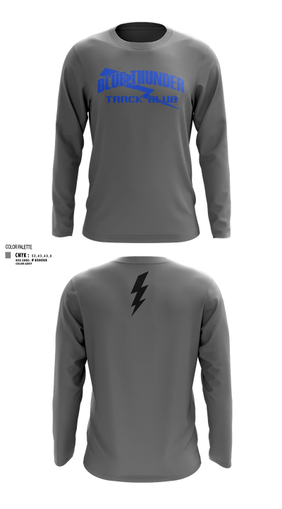 Blue Thunder 38805148 Long Sleeve Performance Shirt - 6