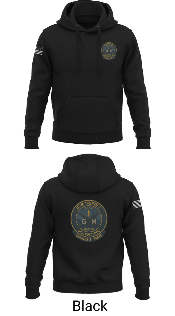 Hoodie, USS TRIPOLI, , Teamtime, Team time, sublimation, custom sports apparel, team uniforms, spirit wear, spiritwear, sports uniforms, custom shirts, team store, custom team store, fundraiser sports, apparel fundraiser