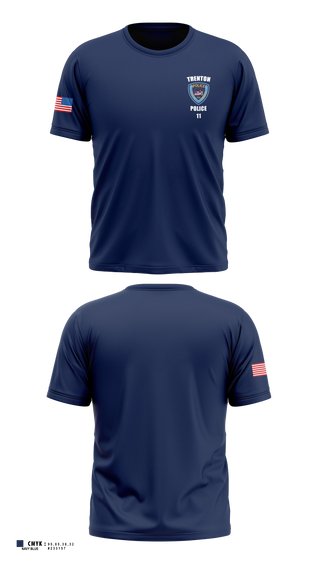 Short Sleeve Performance Shirt, Trenton Police Department, Police, Teamtime, Team time, sublimation, custom sports apparel, team uniforms, spirit wear, spiritwear, sports uniforms, custom shirts, team store, custom team store, fundraiser sports, apparel fundraiser