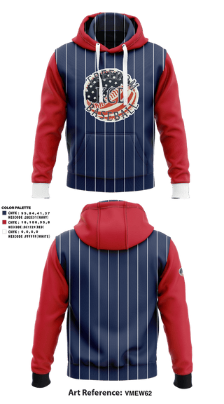 Hoodie, KCD Freedom, Baseball, Teamtime, Team time, sublimation, custom sports apparel, team uniforms, spirit wear, spiritwear, sports uniforms, custom shirts, team store, custom team store, fundraiser sports, apparel fundraiser