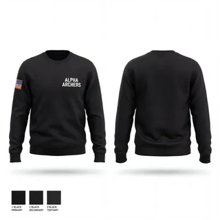 Crew Neck Sweatshirt, Alpha Archers, Army, Teamtime, Team time, sublimation, custom sports apparel, team uniforms, spirit wear, spiritwear, sports uniforms, custom shirts, team store, custom team store, fundraiser sports, apparel fundraiser